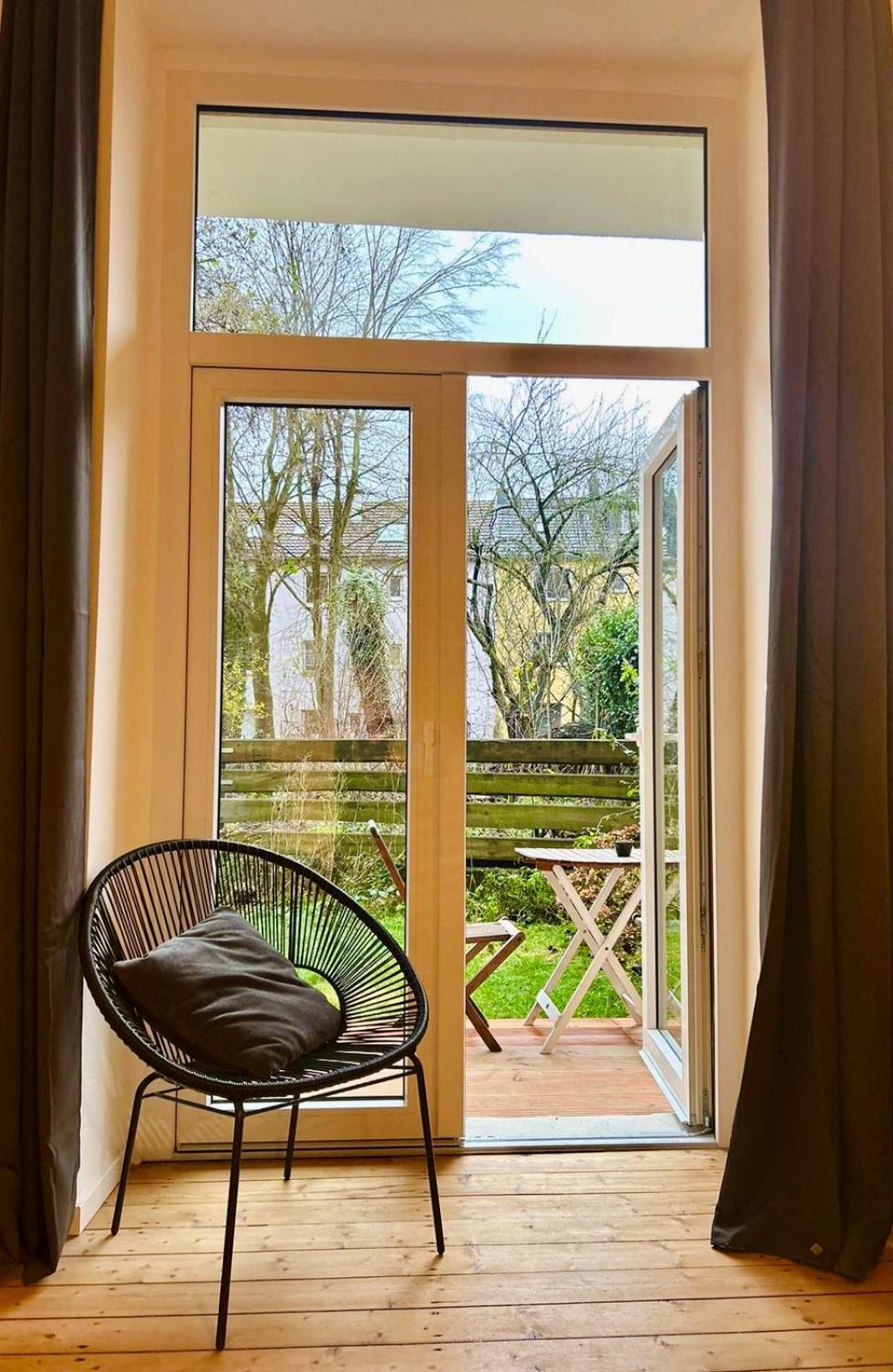 Feelslikehome - Stylische Und Zentrale Altbauwohnung Mit Terrasse&Garten 보훔 외부 사진